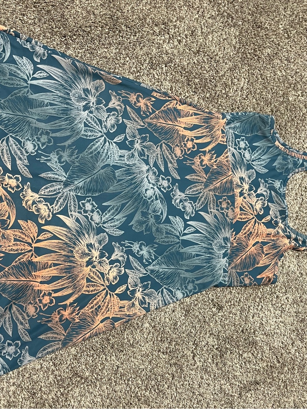 Columbia Women’s Teal Floral Tank Dress